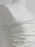 Shirring Smoke Tube Top One Piece