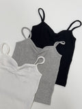 Butter Shirring Ribbed Sleeveless