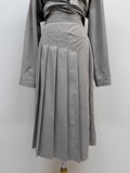 [Setup Available] Pin Pleated Long Skirt