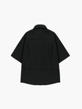 Seersucker combat pocket check shirt
