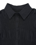 SMOKING SHIRRING BLOUSE