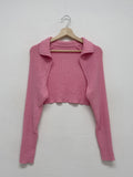 Berry Knitwear Bolero Cardigan
