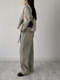 [handmade] Lovin Collar Wool Handmade Short Jacket