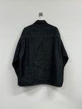 Denim Line Crop Shirt