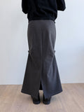 WOOL DART SKIRT