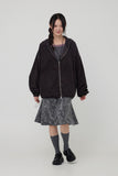 Curly Corduroy Hood Jacket