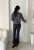 Andanti Brushed Washed Bootcut Denim Pants Basic