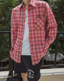 Miya Overfit Check Shirt
