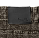 Gray Tin Damage Denim Pants