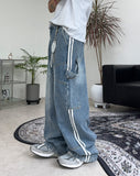 Belloz Track Walk Denim Pants