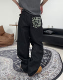 Karik graphic pocket denim pants