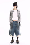 Extremely thin over check shirt
