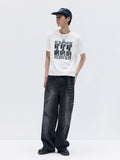 FADE DRIFT GRAPHIC CROP HALF T