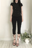[ EEUN MADE ] Rosette Button Top