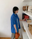 Pumo Basic Cotton Short Sleeve Shirt