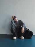 Bolide Washed Baggy Denim Pants