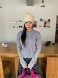 Jupa Cable Wool Short Sleeve Knit