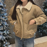 Full Wool Lining Fur Collar Mustang Blouson Jumper