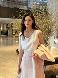 Dorian Satin Sleeveless Blouse