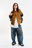 Morgan reverse pocket wide denim pants