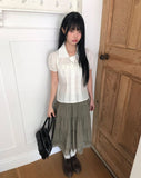 Mahi Frill Short Sleeve Blouse