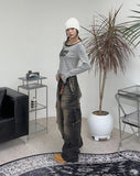 Decan vintage cargo denim pants