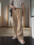 Rio Bio Linen Half Banding Slacks
