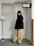 [unisex] Caranne Color Matching Hood Bomber Jacket