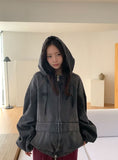 [unisex] Epfen Over Denim Hood Jumper