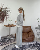 Laber Waffle Stripe Cardigan