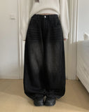 Eddie Brushed Vintage Wide Denim Pants