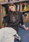 HELLO FLOWER Pigment Short Sleeve Tee