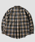 Marron Pocket Check Shirt