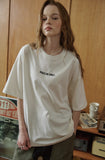 Frog Pop Embroidery Short Sleeve T-shirt