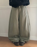 Kenu Cutout Balloon Wide Cotton Pants