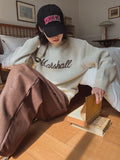 Marshall Lettering Long Sleeve Knit