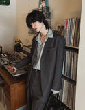 Saint overfit two button blazer