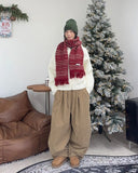 Dion Corduroy Wide Banding Pants