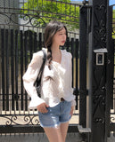 Eileen Ruffle Blouse