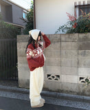 [Mink Lining] Kise Pintuck Wide Brushed Long Pants