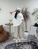 Riked Printing Short Sleeve T-Shirt