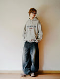 Deep Blue Balloon Denim Pants