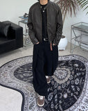 Fez Vintage Washing Leather Jacket