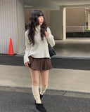 Rummin Boucle Neck Polar Knit