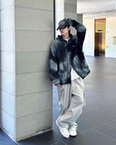 Spray washing hood zip-up