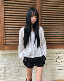 Adam Lace Square Blouse