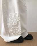 Kuren Flower Balloon Wide Long Pants