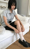 EMBO CAP SLEEVE SHIRT