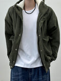 Number Jack Corduroy Hood Jacket
