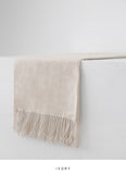 Basic Tassel Wool Muffler